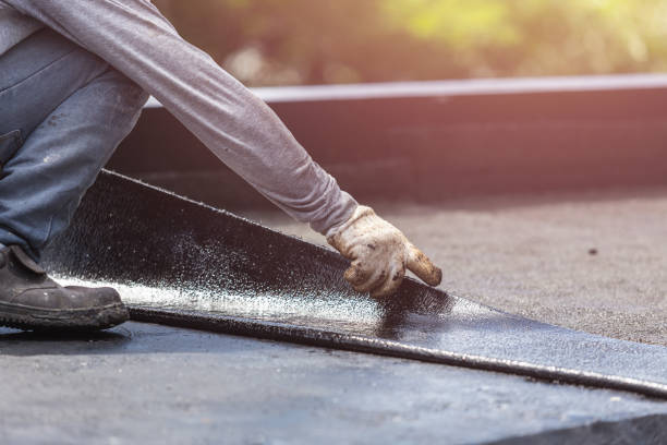 Professional Waterproofing technician working in Boston, VA